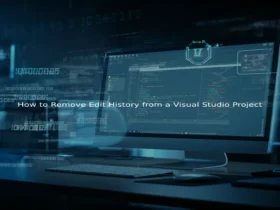 How to Remove Edit History from a Visual Studio Project