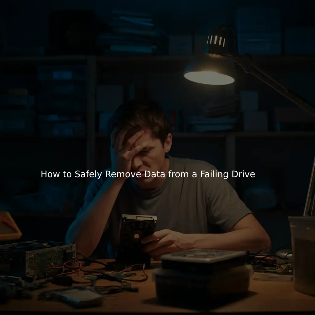 How to Safely Remove Data from a Failing Drive