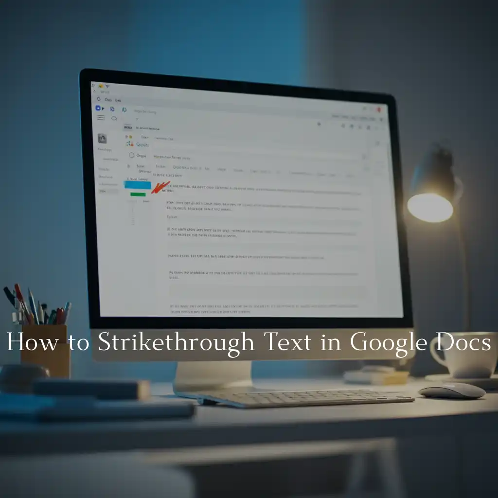 How to Strikethrough Text in Google Docs