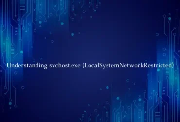 Understanding svchost.exe (LocalSystemNetworkRestricted)
