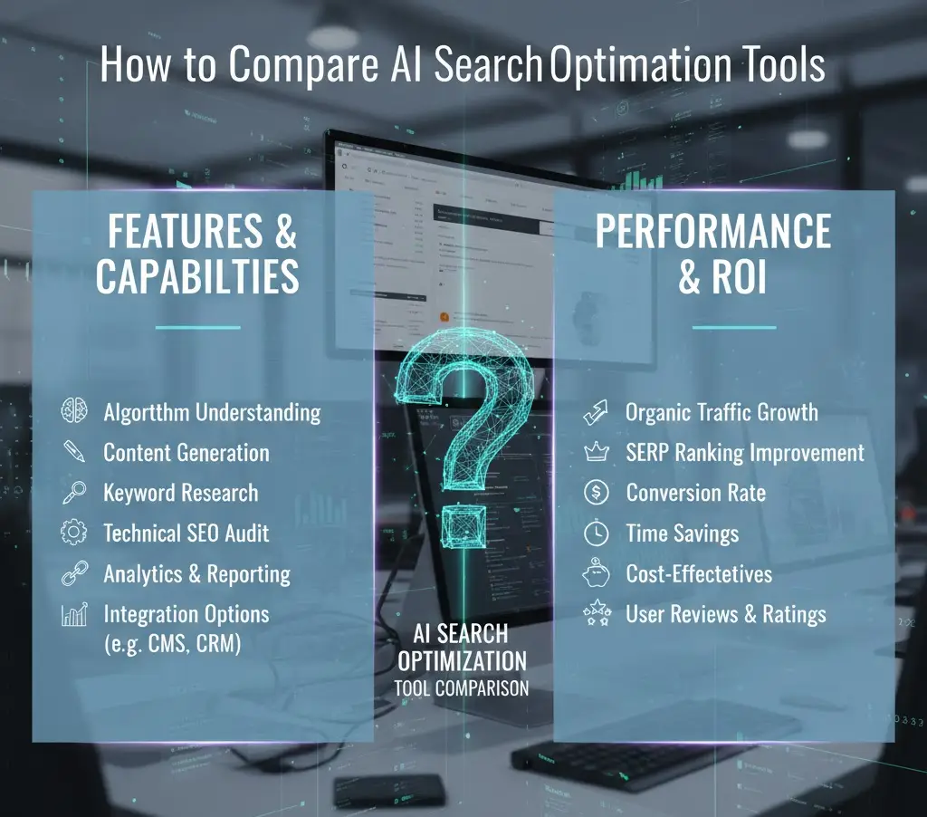 How to Compare AI Search Optimization Tools