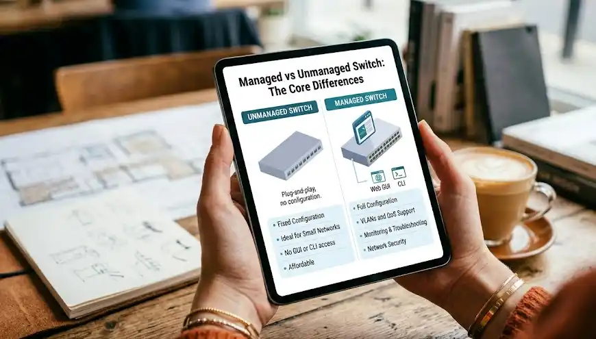 Managed vs Unmanaged Switch: Which One Should You Choose? Managed vs Unmanaged Switch
